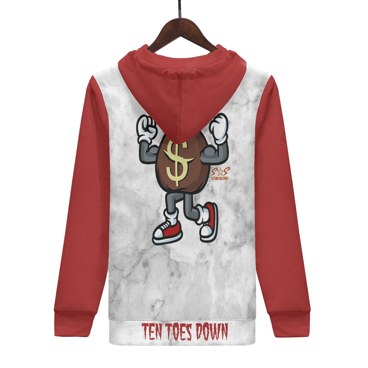 TTD (Ten Toes Down) Mens  Hoodie