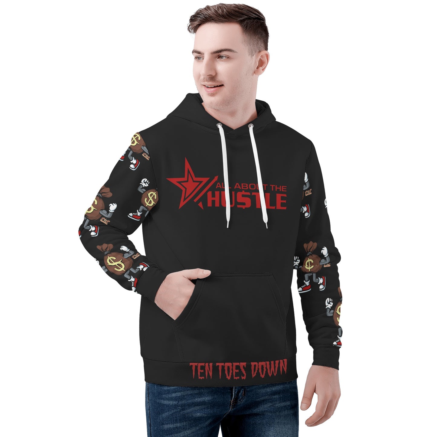 TTD (Ten Toes Down) Mens Hoodie