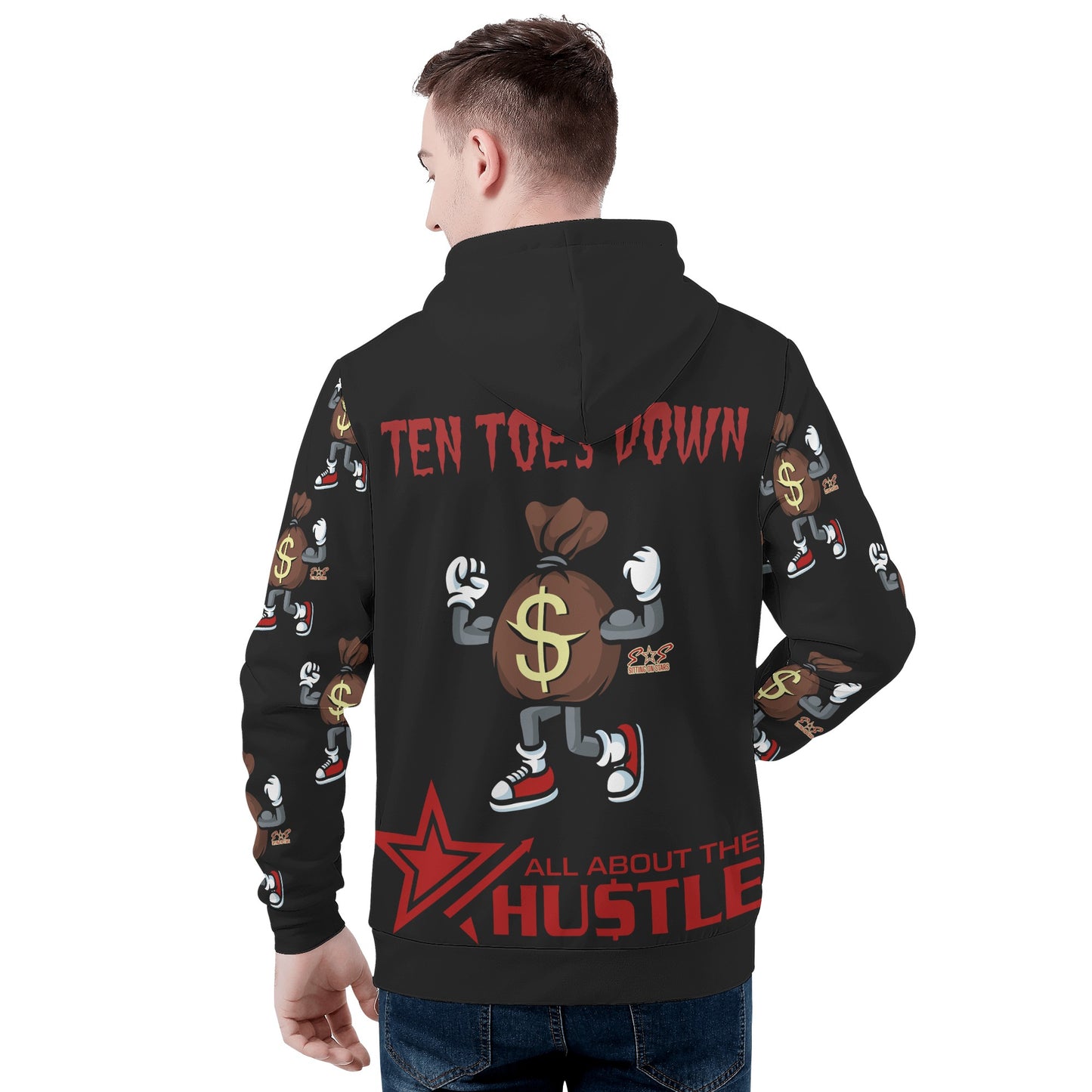 TTD (Ten Toes Down) Mens Hoodie