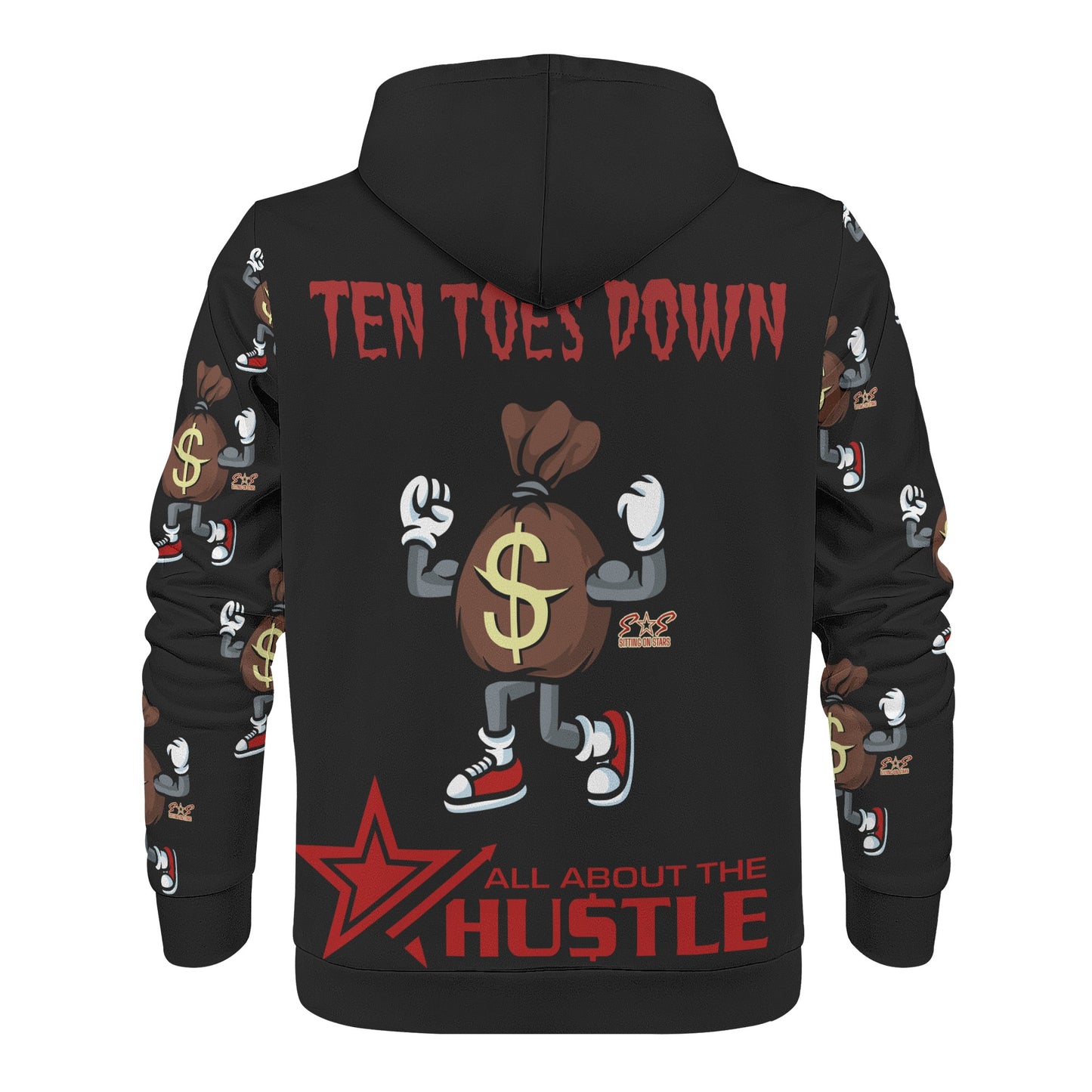 TTD (Ten Toes Down) Mens Hoodie