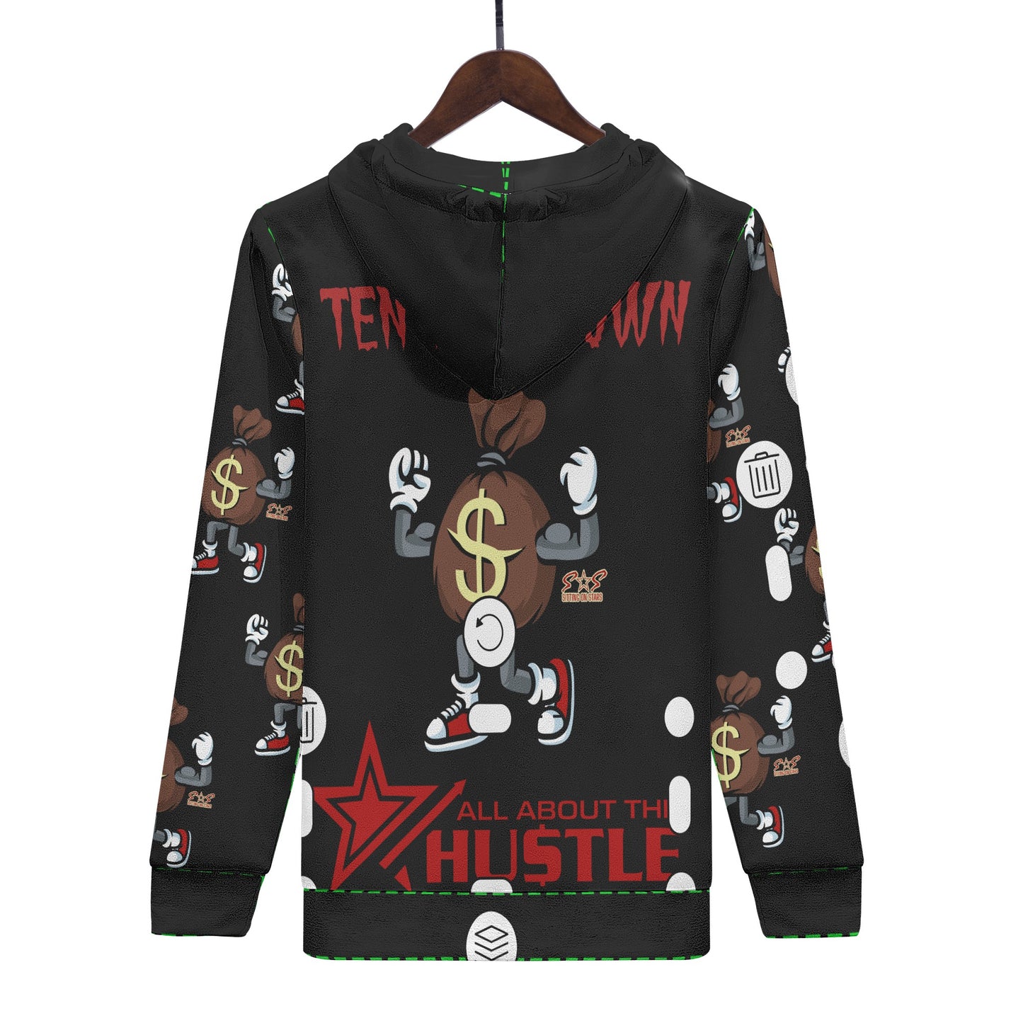 TTD (Ten Toes Down) Mens Hoodie