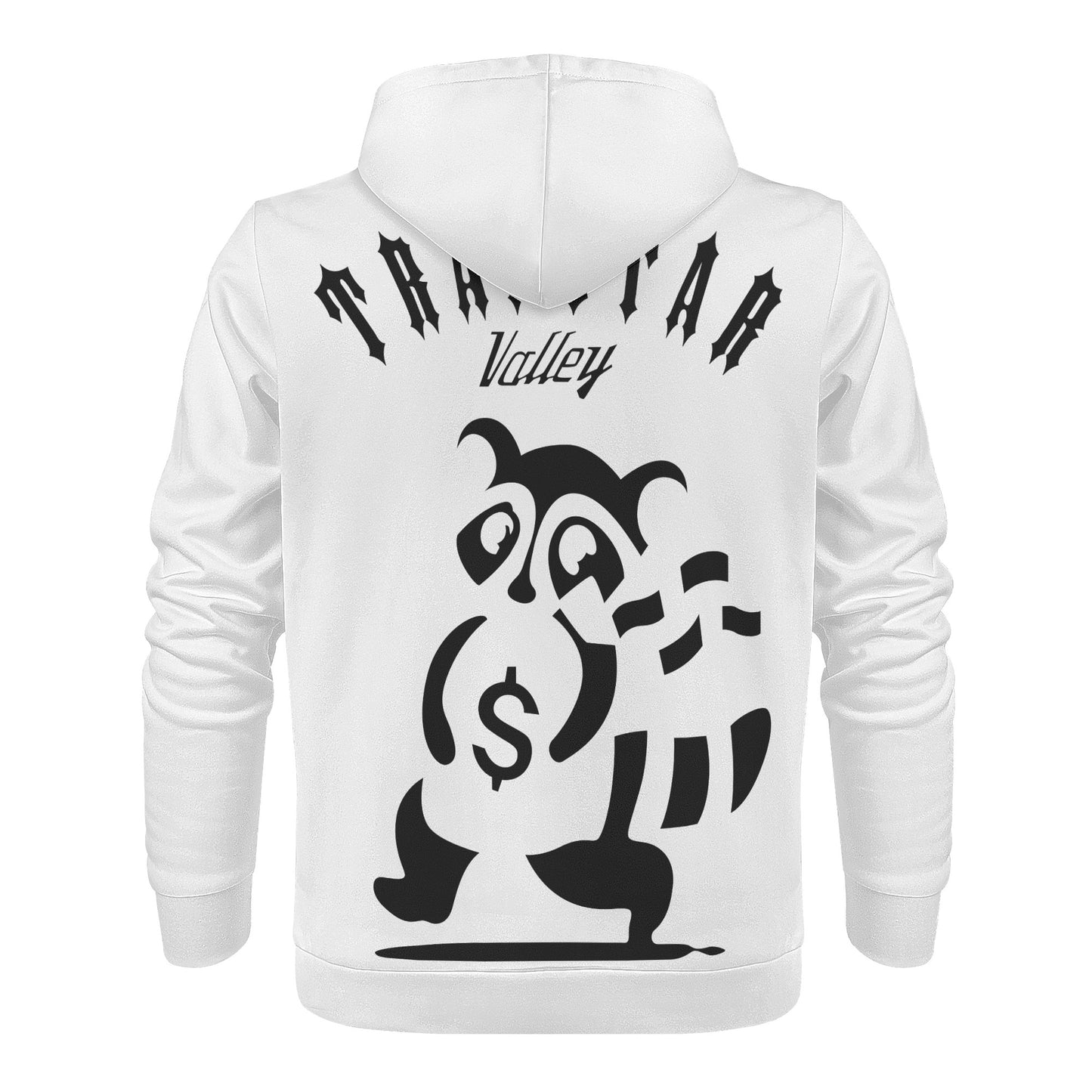 Trap Star Valley Raccoon Goon 2.0 White Mens Hoodie