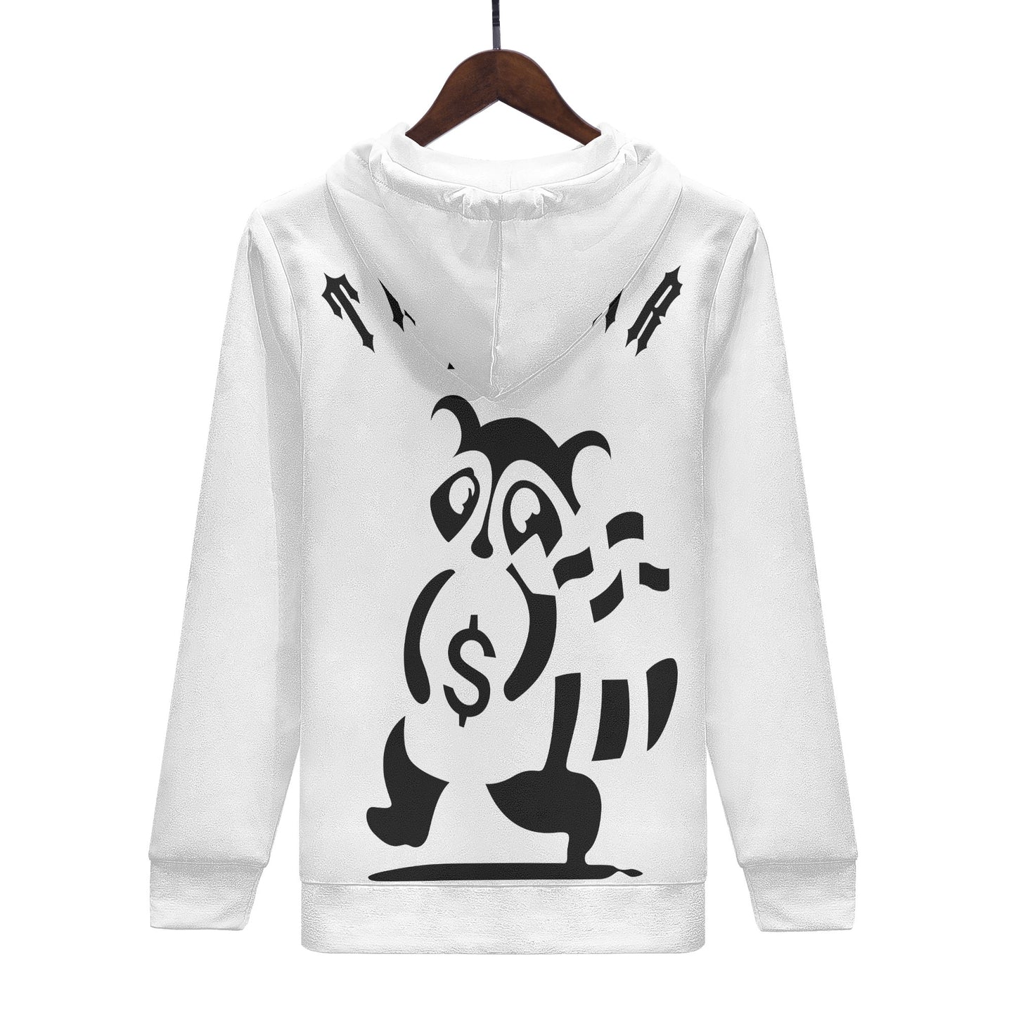 Trap Star Valley Raccoon Goon 2.0 White Mens Hoodie