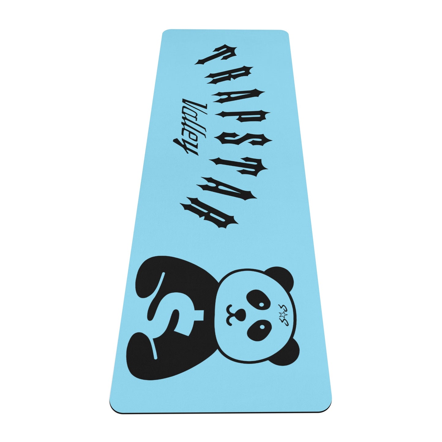 Trap Star Valley 1.0  SkyBlue/Blk 4mm Rubber Yoga Mat