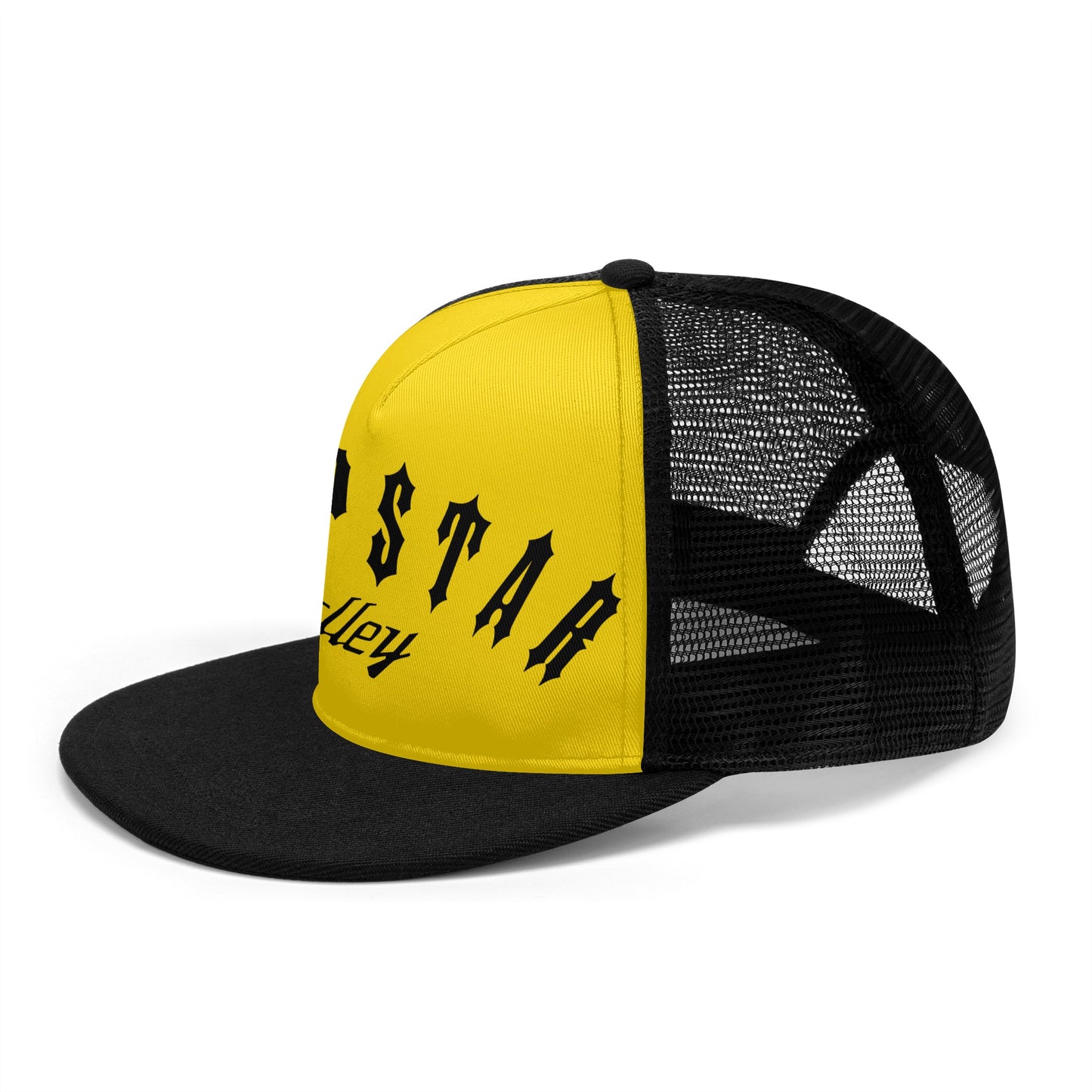 Embroidered Front and Printing Mesh Hip-hop Hats