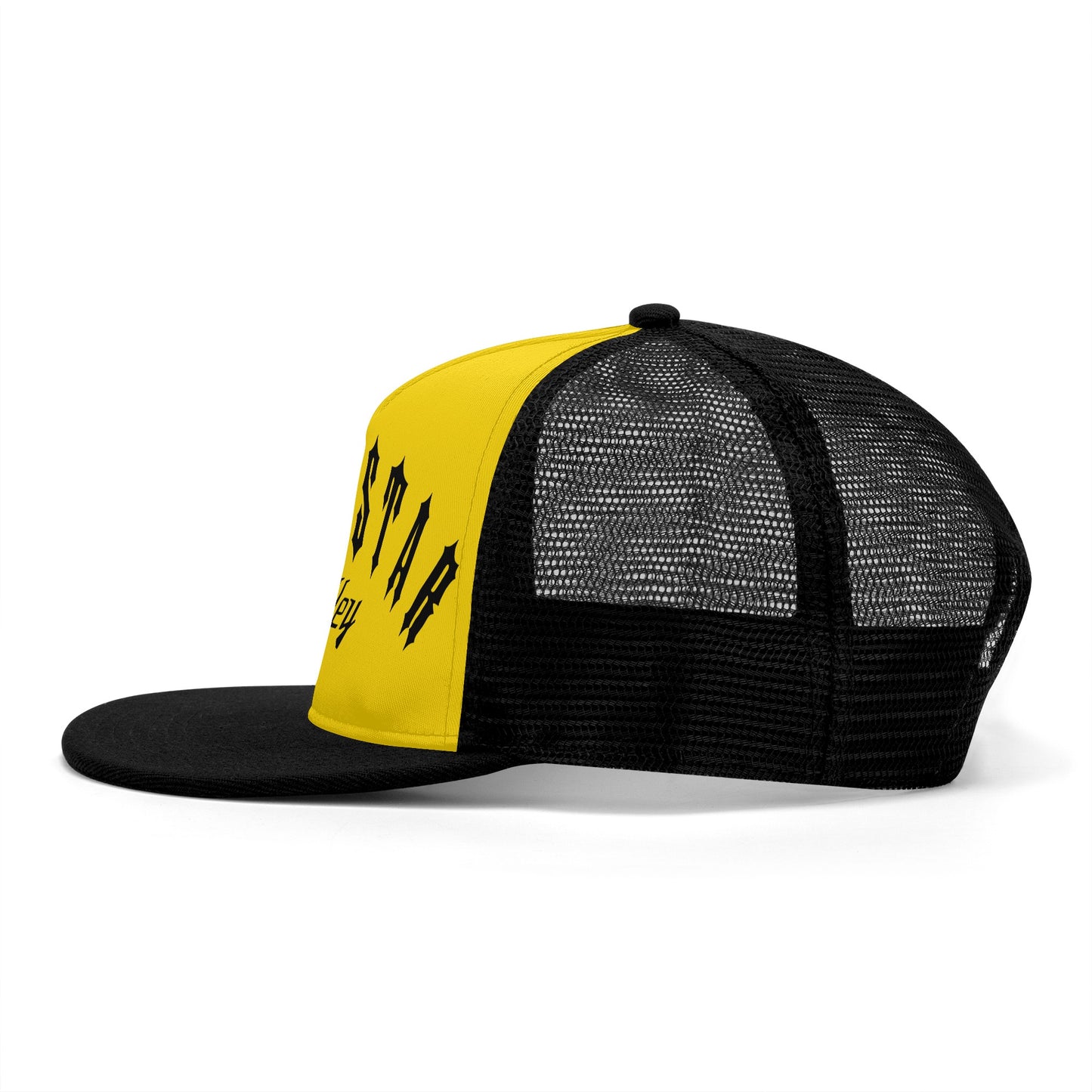 Embroidered Front and Printing Mesh Hip-hop Hats