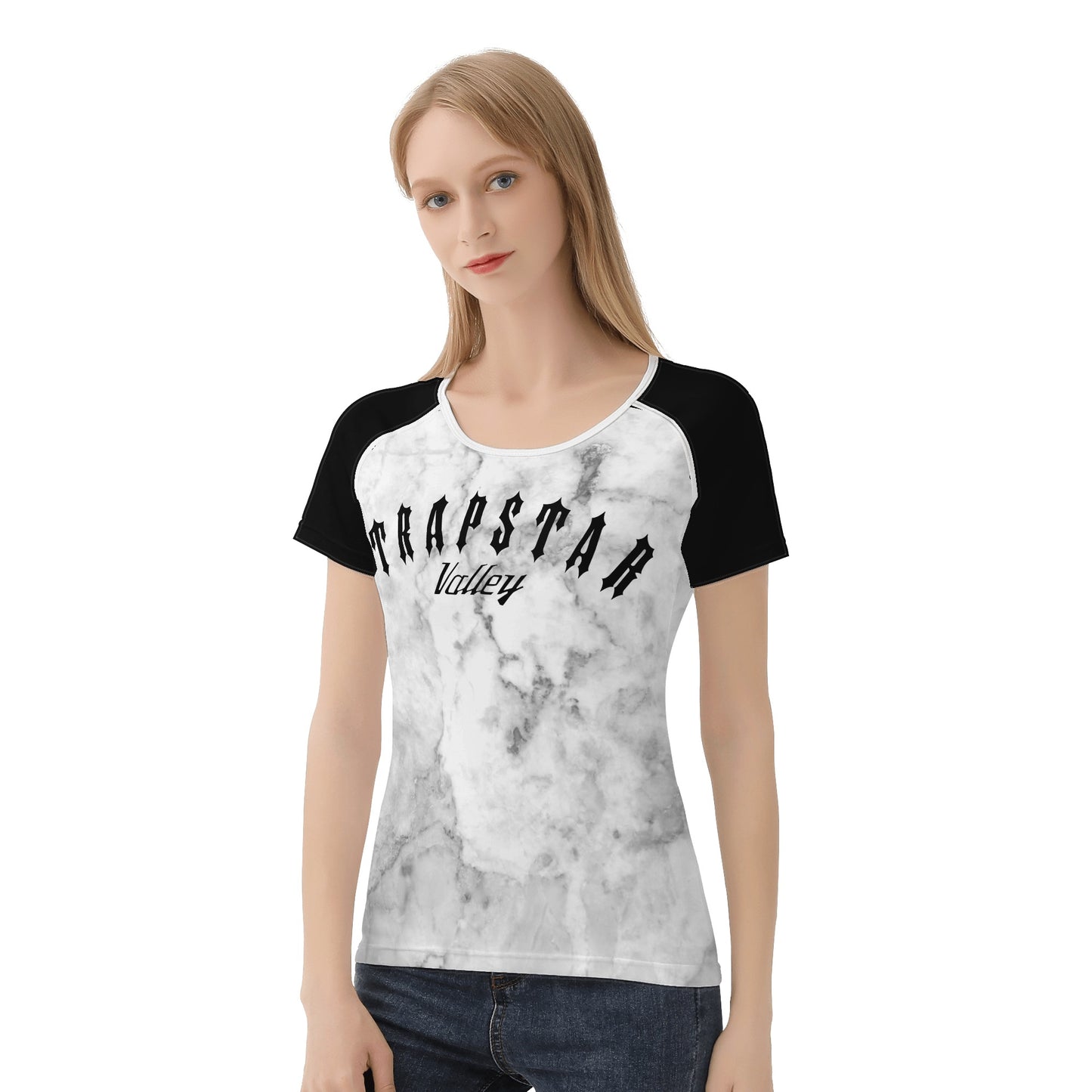 Trap Star Valley White/Grey Womens T shirt