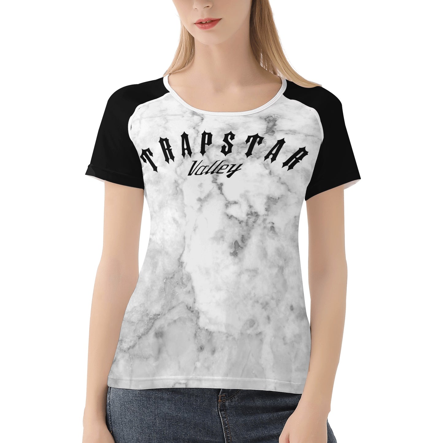 Trap Star Valley White/Grey Womens T shirt