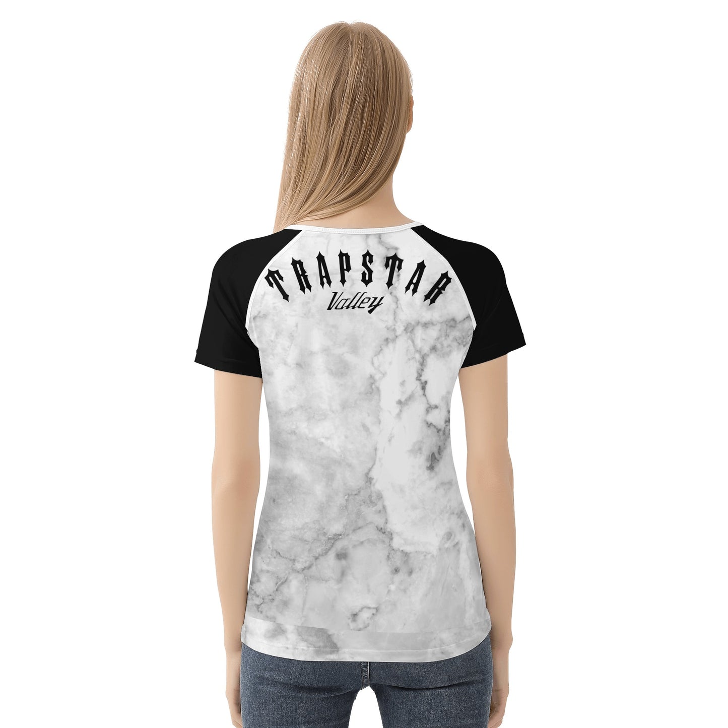 Trap Star Valley Raccoon Goon 2.0 White/Smoke Grey Womens T shirt