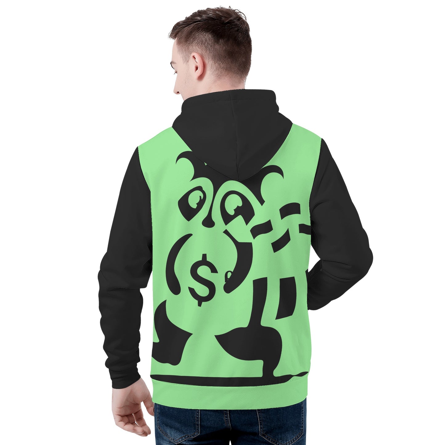 Trap Star Valley Raccoon Goon 2.0 Mint Green Mens Hoodie