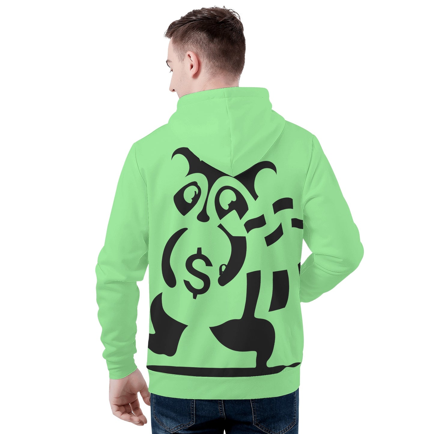 Trap Star Valley Raccoon Goon 2.0 Mint Green Mens Hoodie