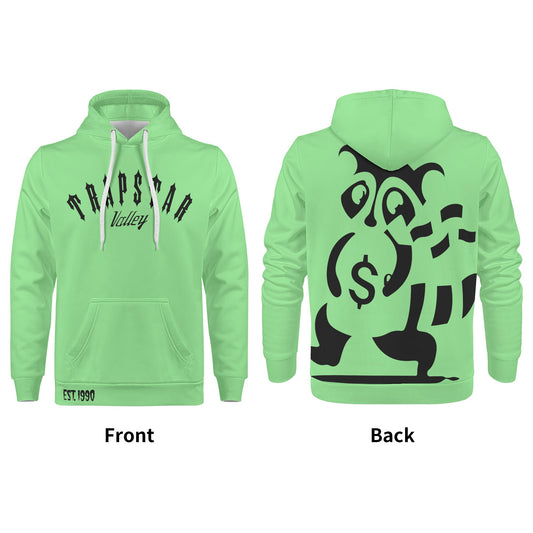 Trap Star Valley Raccoon Goon 2.0 Mint Green Mens Hoodie