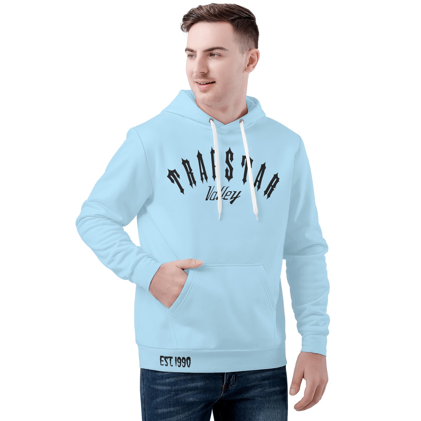 Trap Star Valley Raccoon Goon 2.0 Sky Blue Mens Hoodie