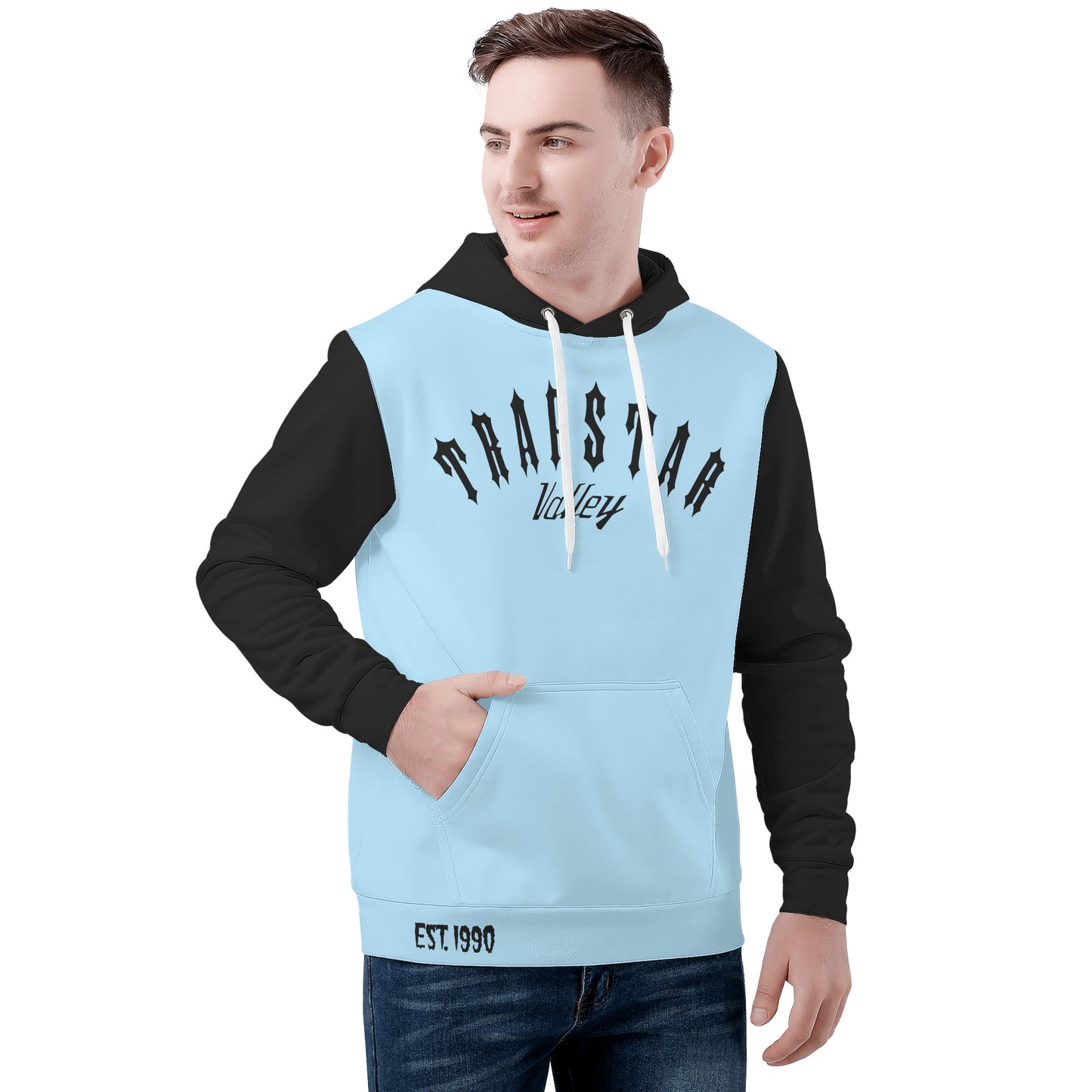 Trap Star Valley Raccoon Goon 2.0 Sky Blue Mens Hoodie