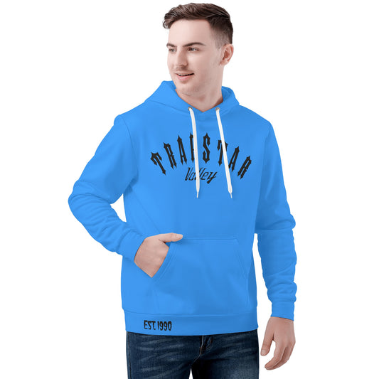 Trap Star Valley Raccoon Goon 2.0 Blue Mens Hoodie