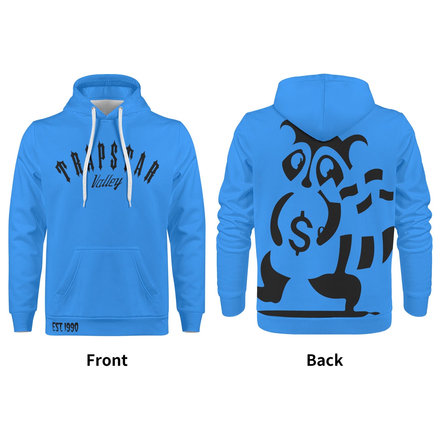 Trap Star Valley Raccoon Goon 2.0 Blue Mens Hoodie