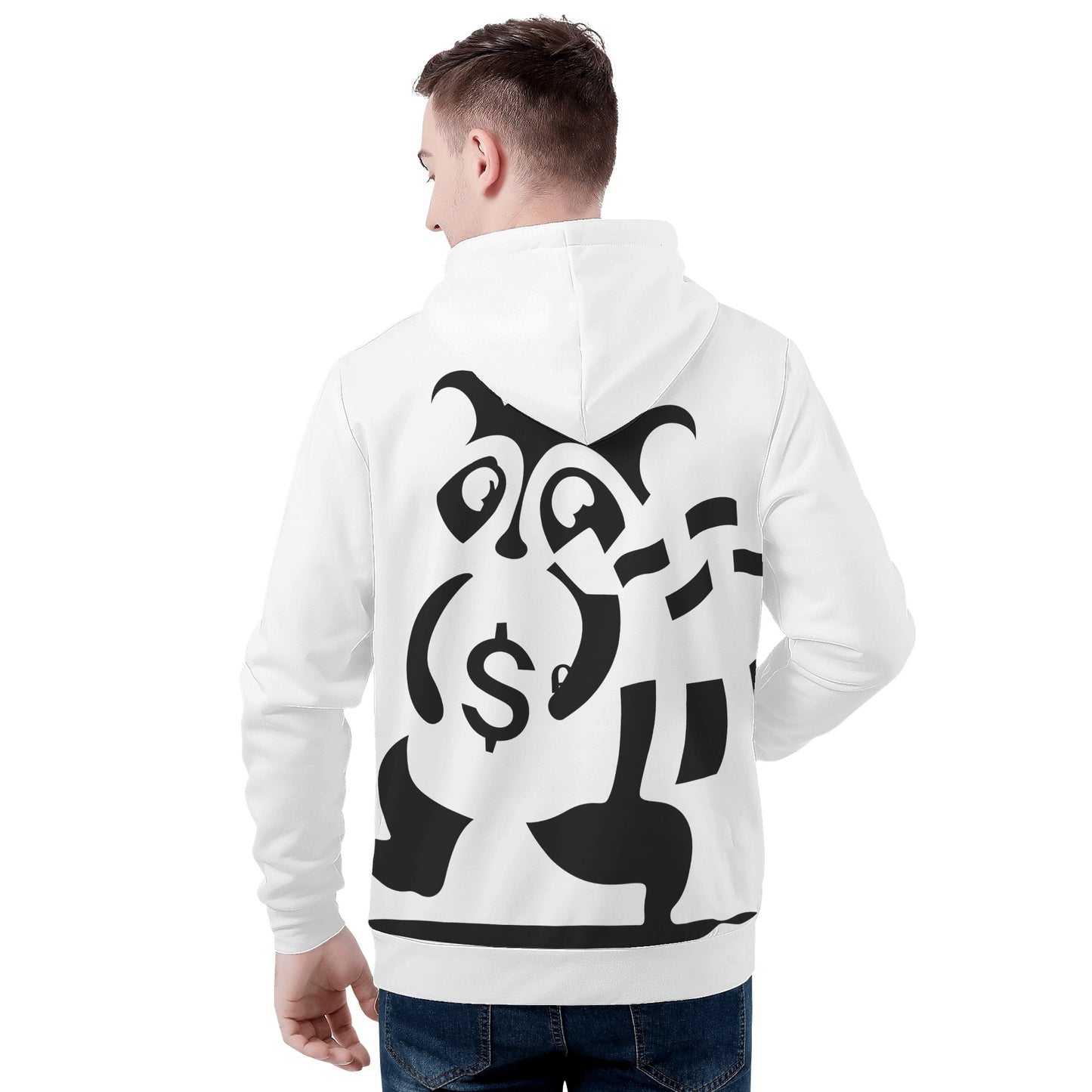 Trap Star Valley Raccoon Goon 2.0 White Mens Hoodie