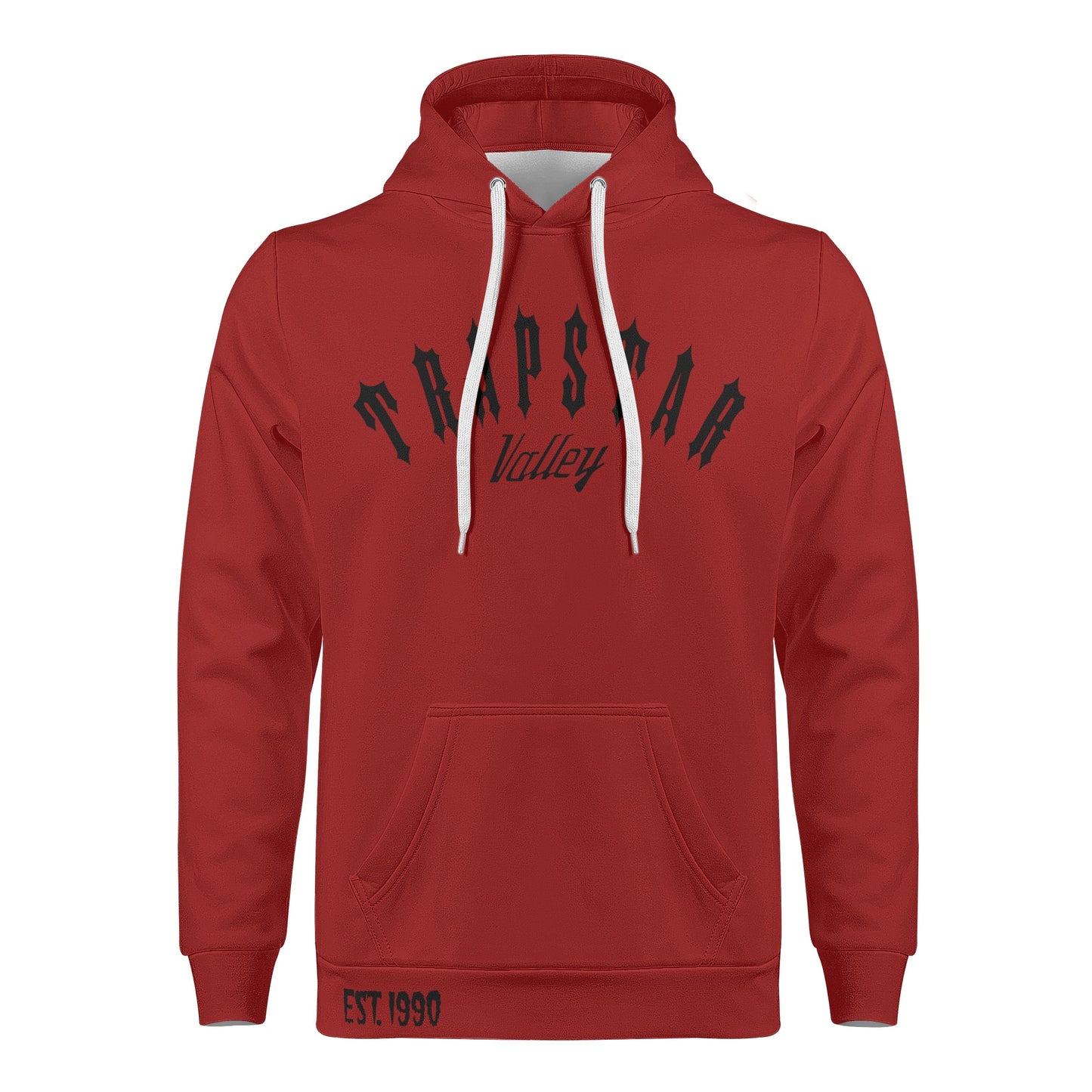 Trap Star Valley Panda 1.0 Dark Maroon Mens Hoodie