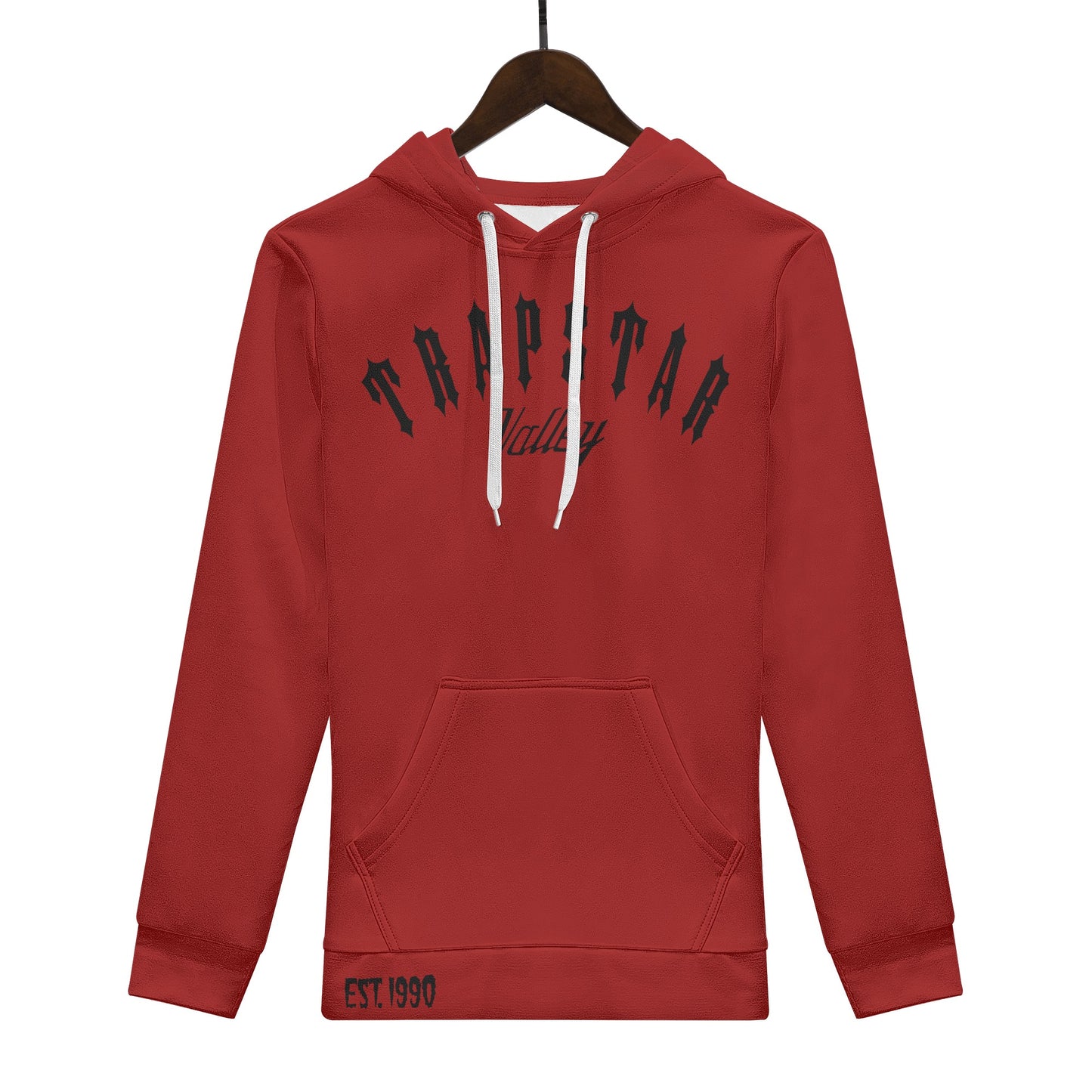 Trap Star Valley Panda 1.0 Dark Maroon Mens Hoodie