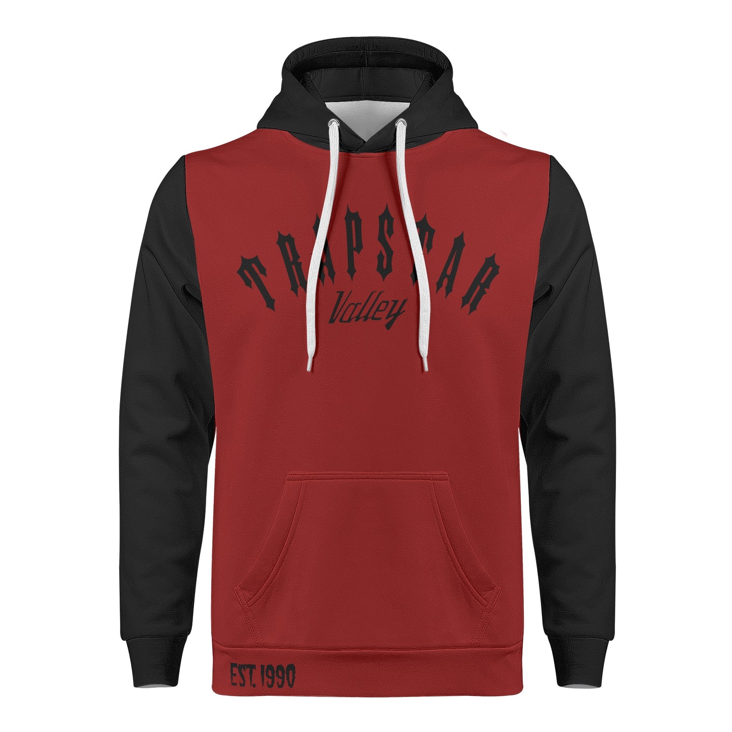 Trap Star Valley Panda 1.0 Dark Maroon Mens Hoodie