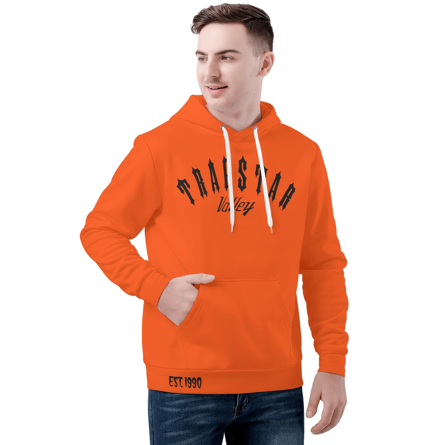 Trap Star Valley Panda 1.0 Dark Orange Mens Hoodie