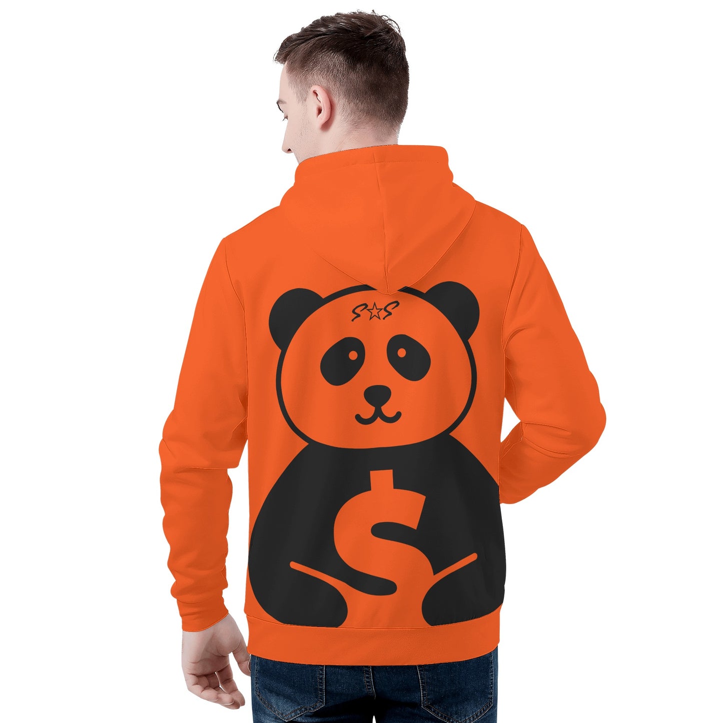 Trap Star Valley Panda 1.0 Dark Orange Mens Hoodie