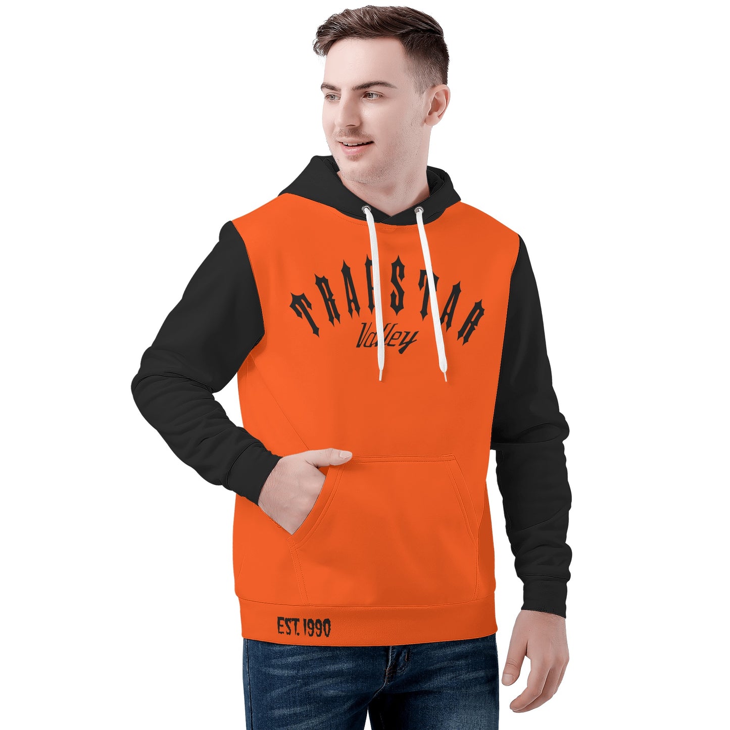 Trap Star Valley Panda 1.0 Dark Orange Mens Hoodie