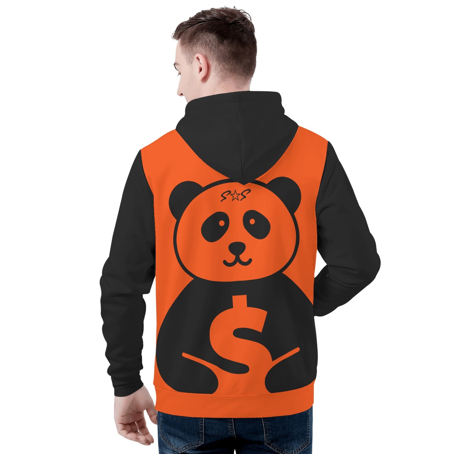 Trap Star Valley Panda 1.0 Dark Orange Mens Hoodie