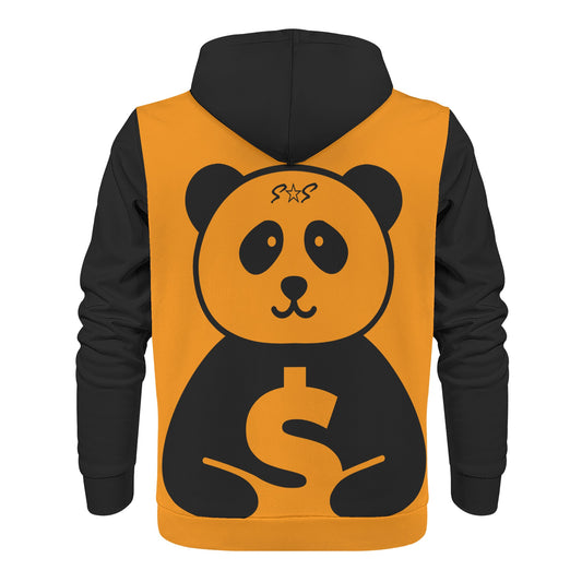 Trap Star Valley Panda 1.0 Orange Mens Hoodie