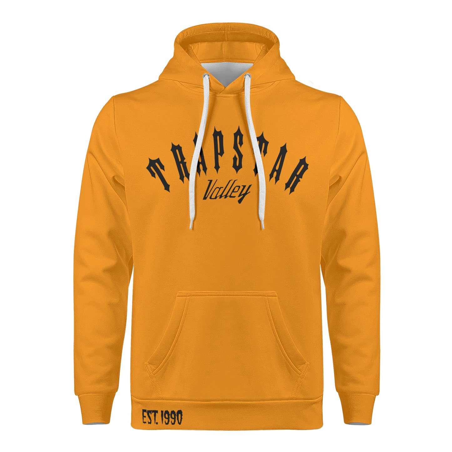 Trap Star Valley Panda  1.0 Orange Mens Hoodie