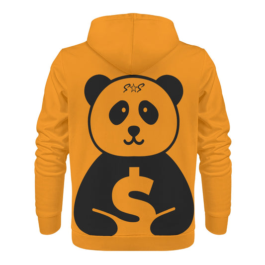 Trap Star Valley Panda  1.0 Orange Mens Hoodie