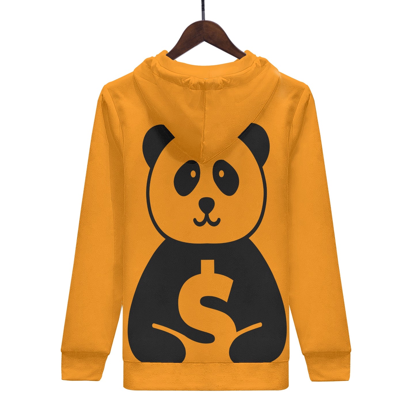 Trap Star Valley Panda  1.0 Orange Mens Hoodie