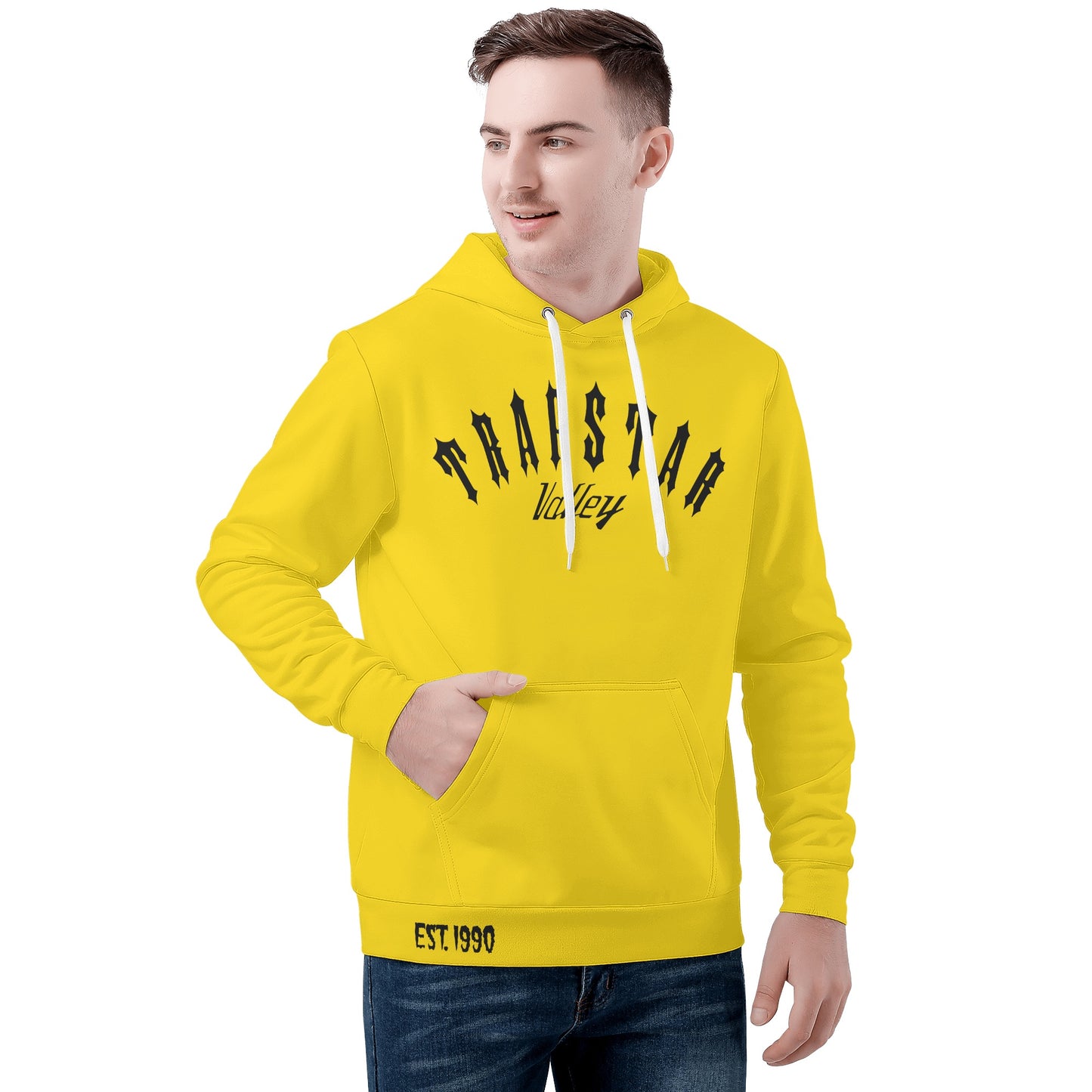 Trap Star Valley Panda 1.0  Gold Mens Hoodie