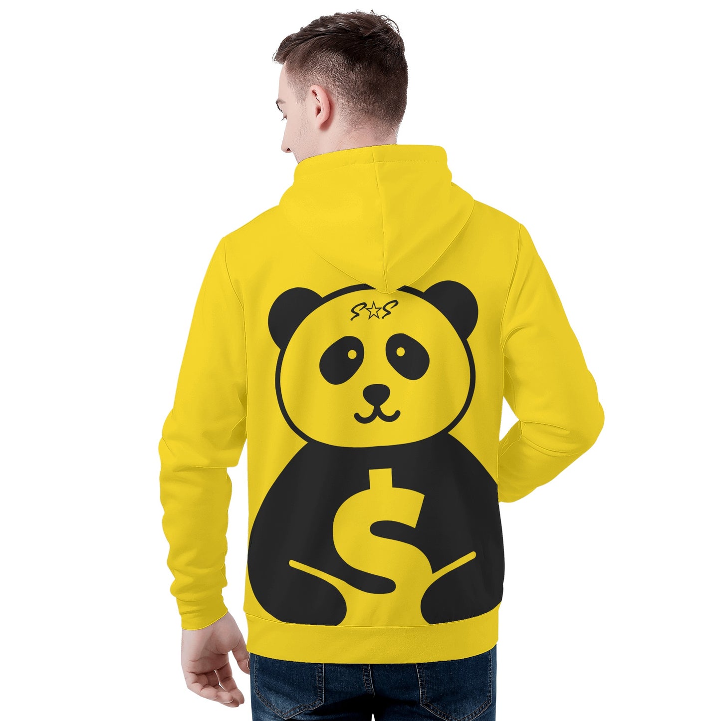 Trap Star Valley Panda 1.0  Gold Mens Hoodie