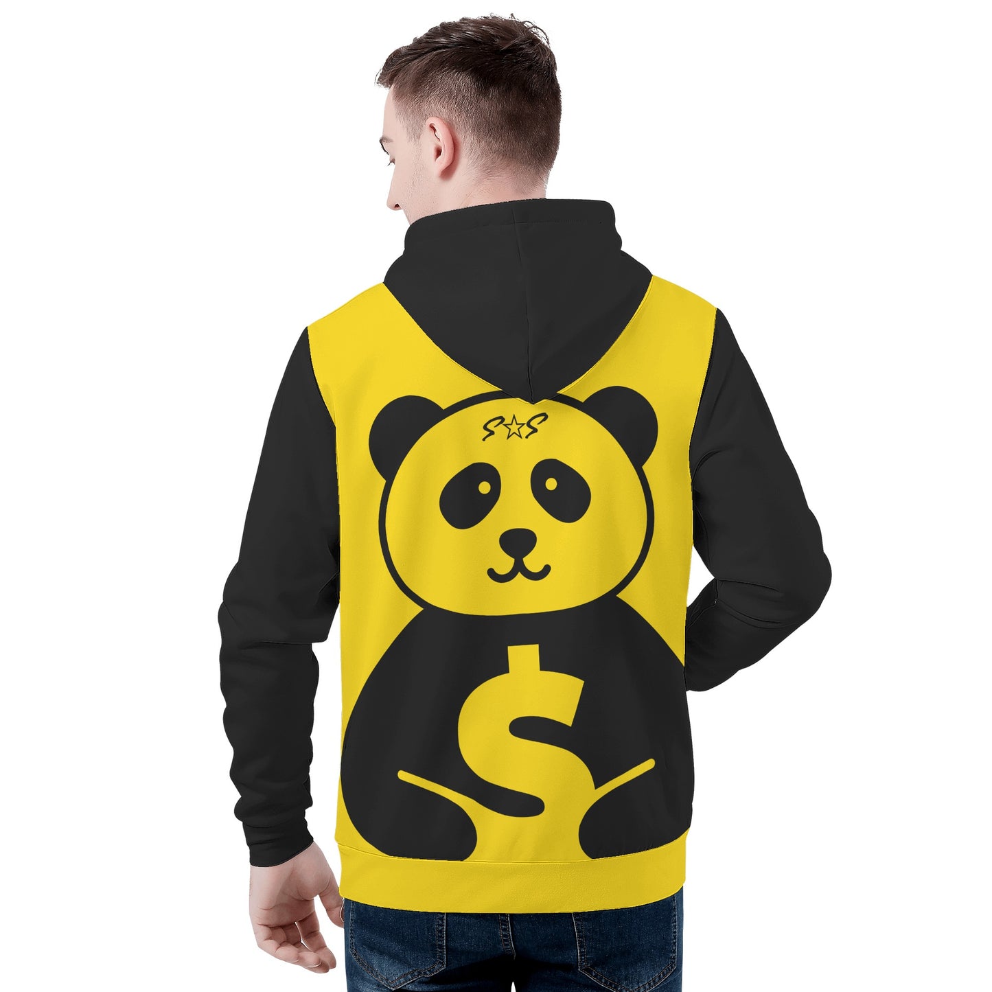 Trap Star Valley Panda 1.0 Gold Mens Hoodie