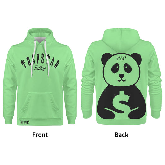 Trap Star Valley Panda 1.0 Mint Green Mens Hoodie