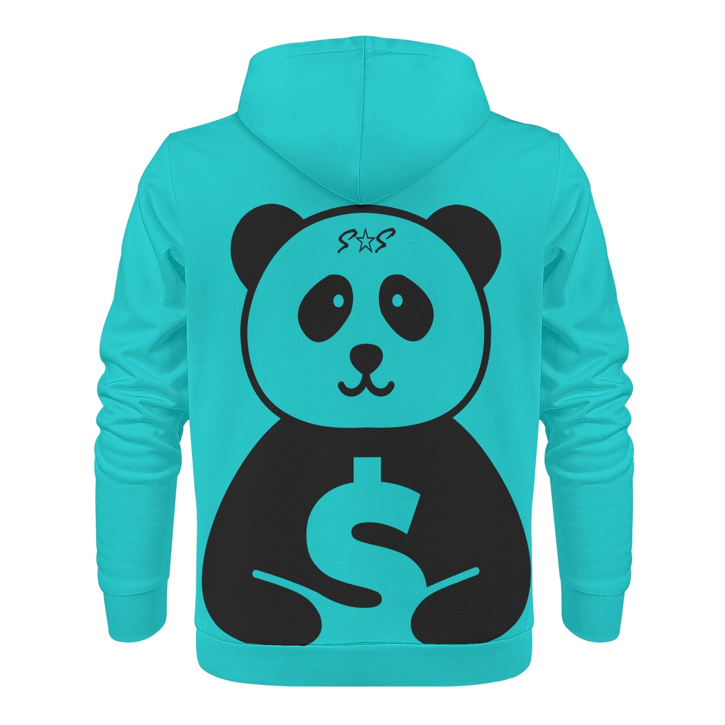 Trap Star Valley Panda 1.0 Turquoise Mens Hoodie