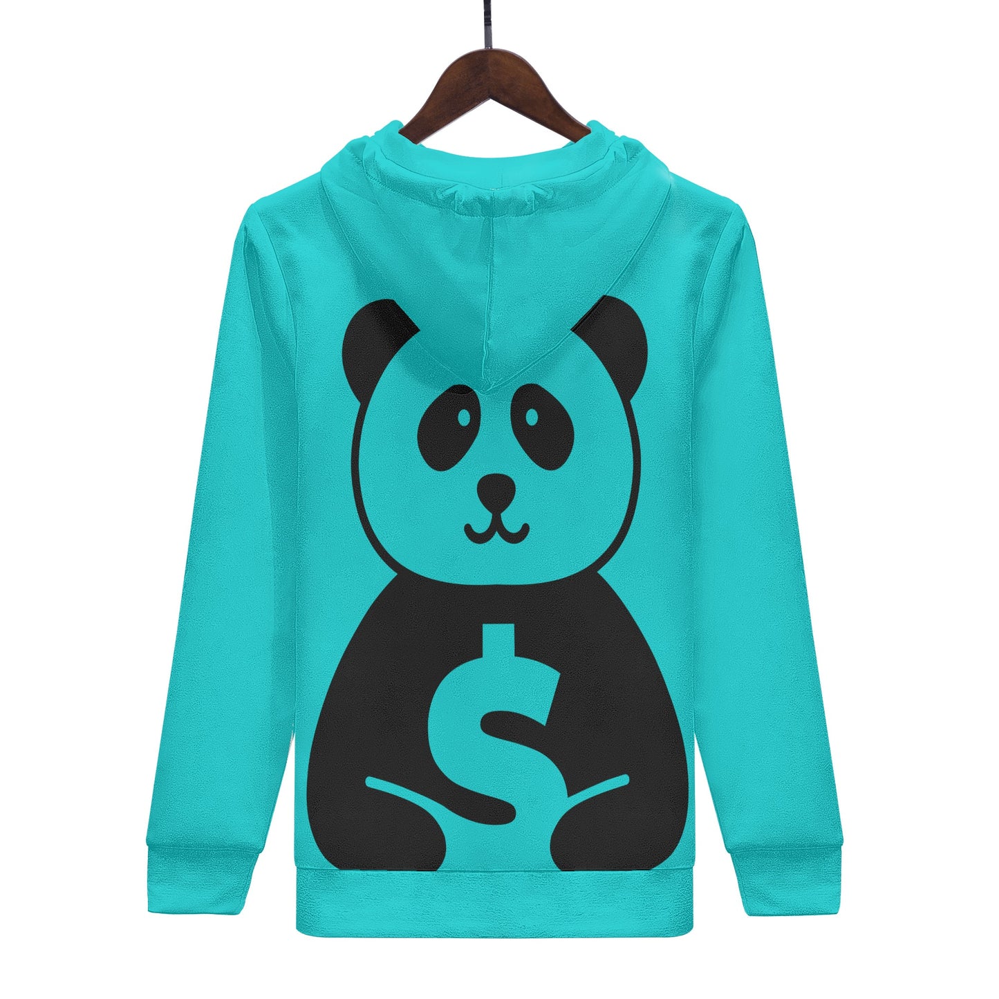 Trap Star Valley Panda 1.0 Turquoise Mens Hoodie