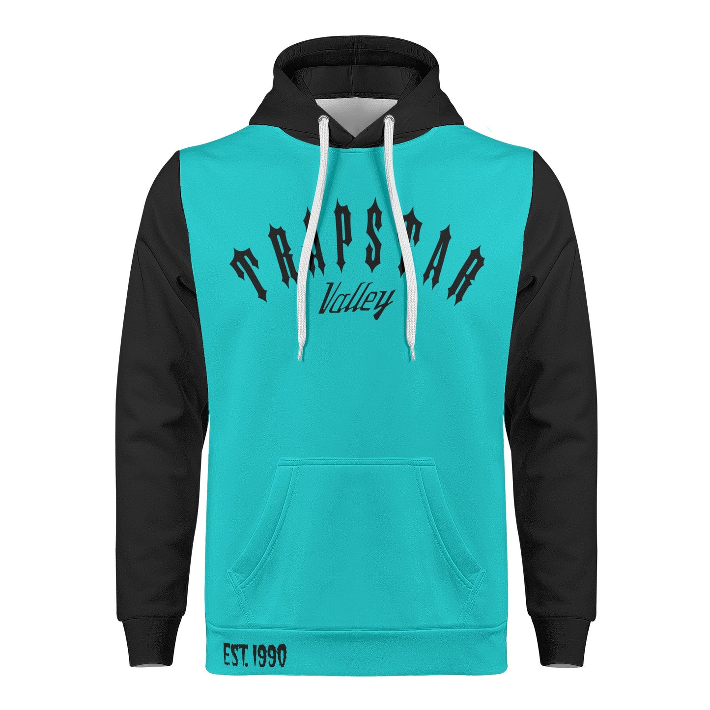 Trap Star Valley Panda Turquoise/Blk Mens Hoodie