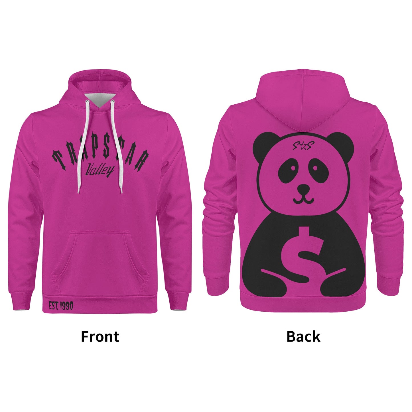 Trap Star Valley Panda 1.0 Purple Mens Hoodie