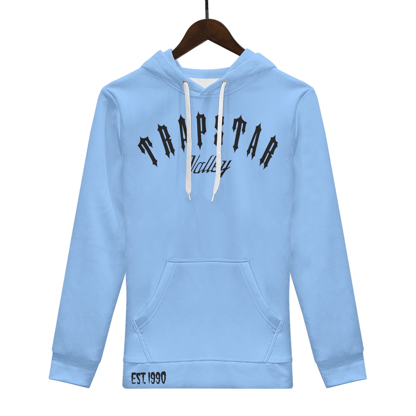 Trap Star Valley Panda 1.0 Sky Blue Mens Hoodie