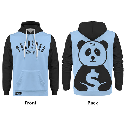 Trap Star Valley Panda 1.0 Sky Blue Mens Hoodie