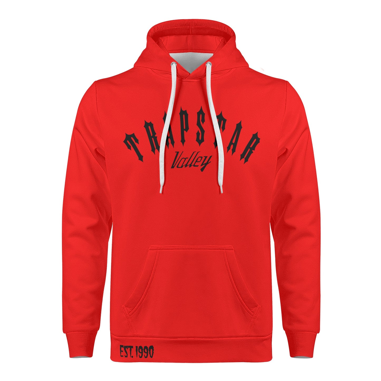 Trap Star Valley Panda 1.0 Red Mens Hoodie