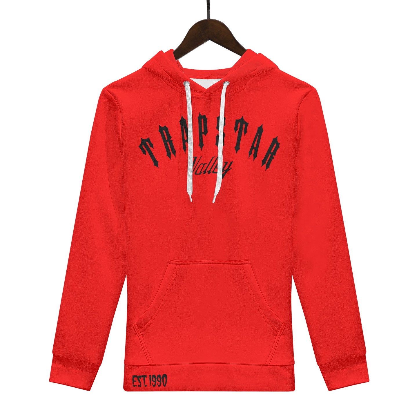 Trap Star Valley Panda 1.0 Red Mens Hoodie