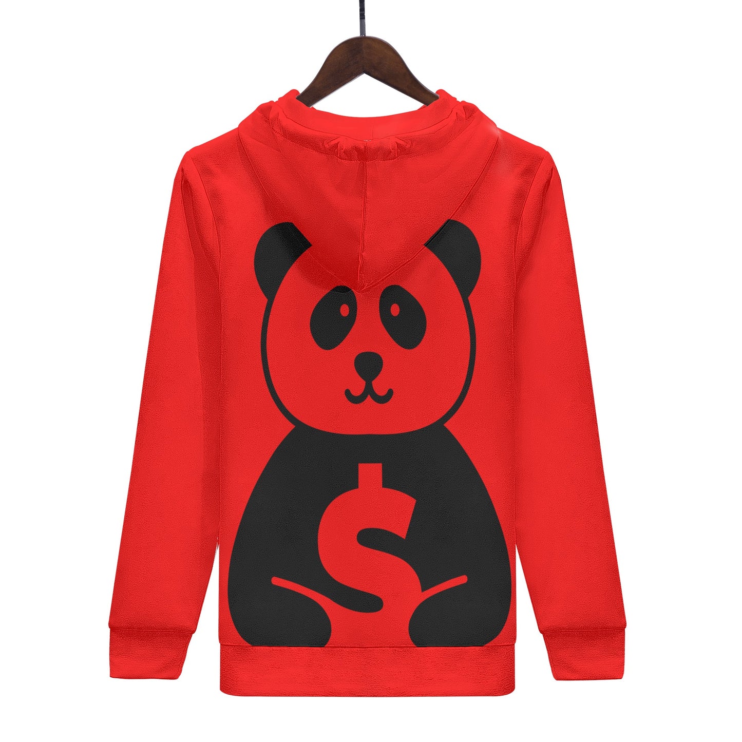 Trap Star Valley Panda 1.0 Red Mens Hoodie