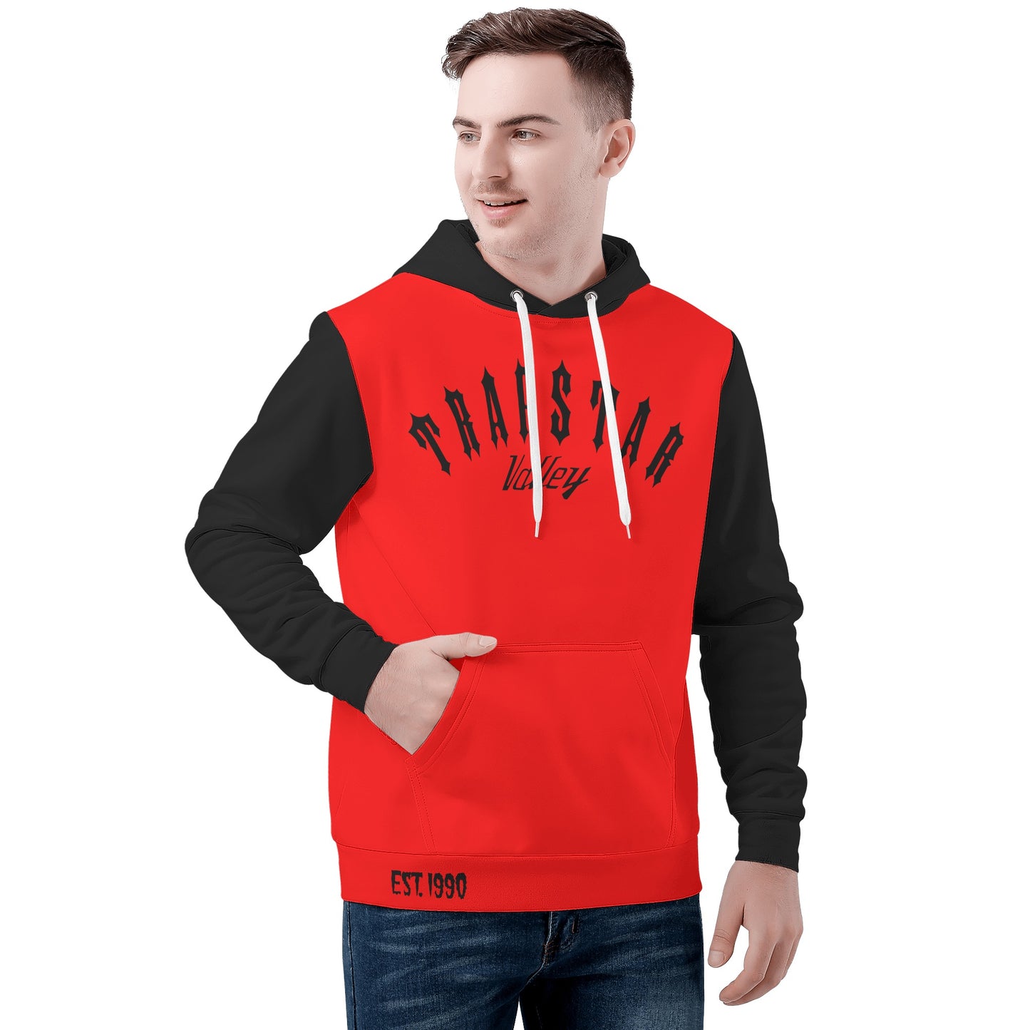 Trap Star Valley Legend 3.0 Red Mens Hoodie