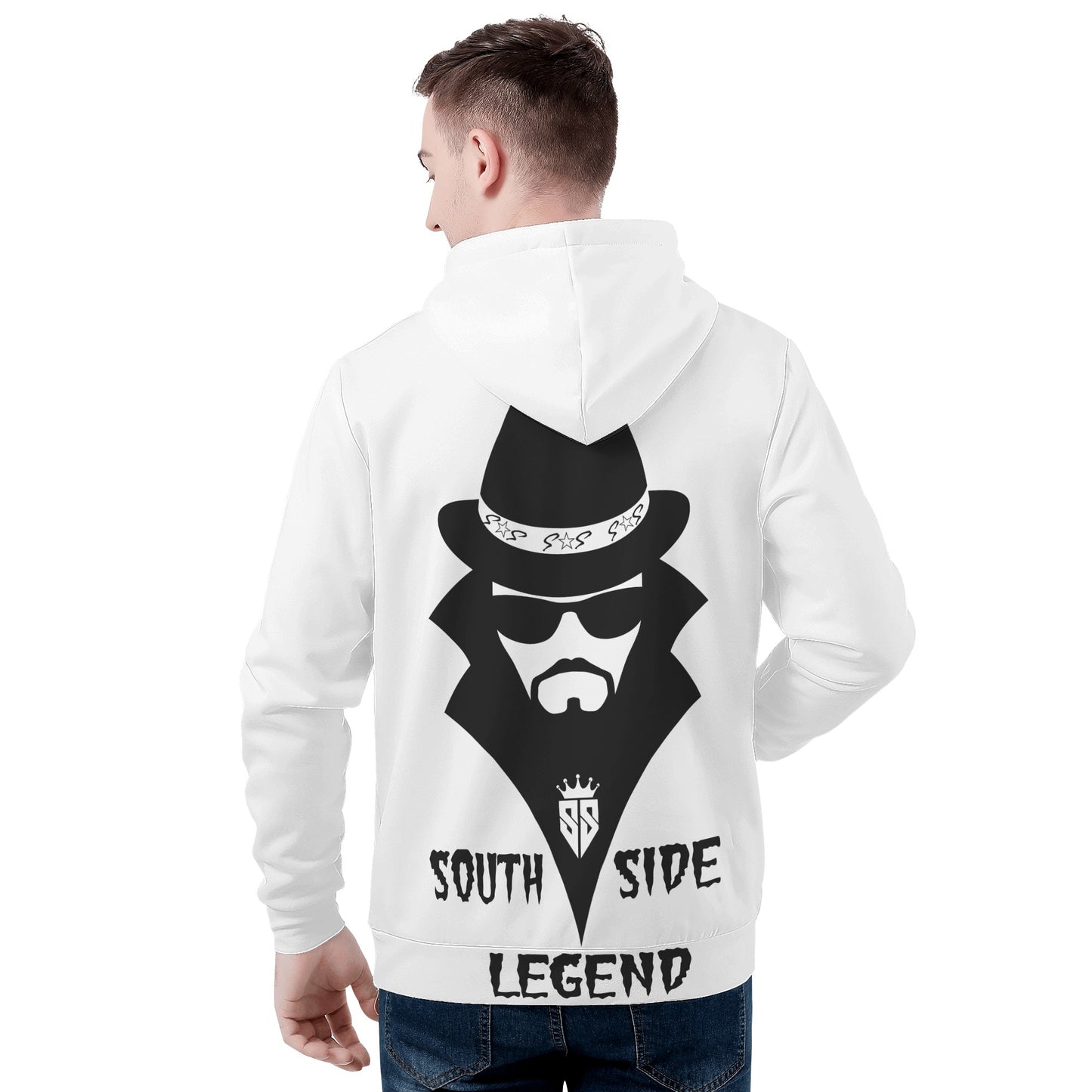 Trap Star Valley Legend 3.0 White Mens Hoodie