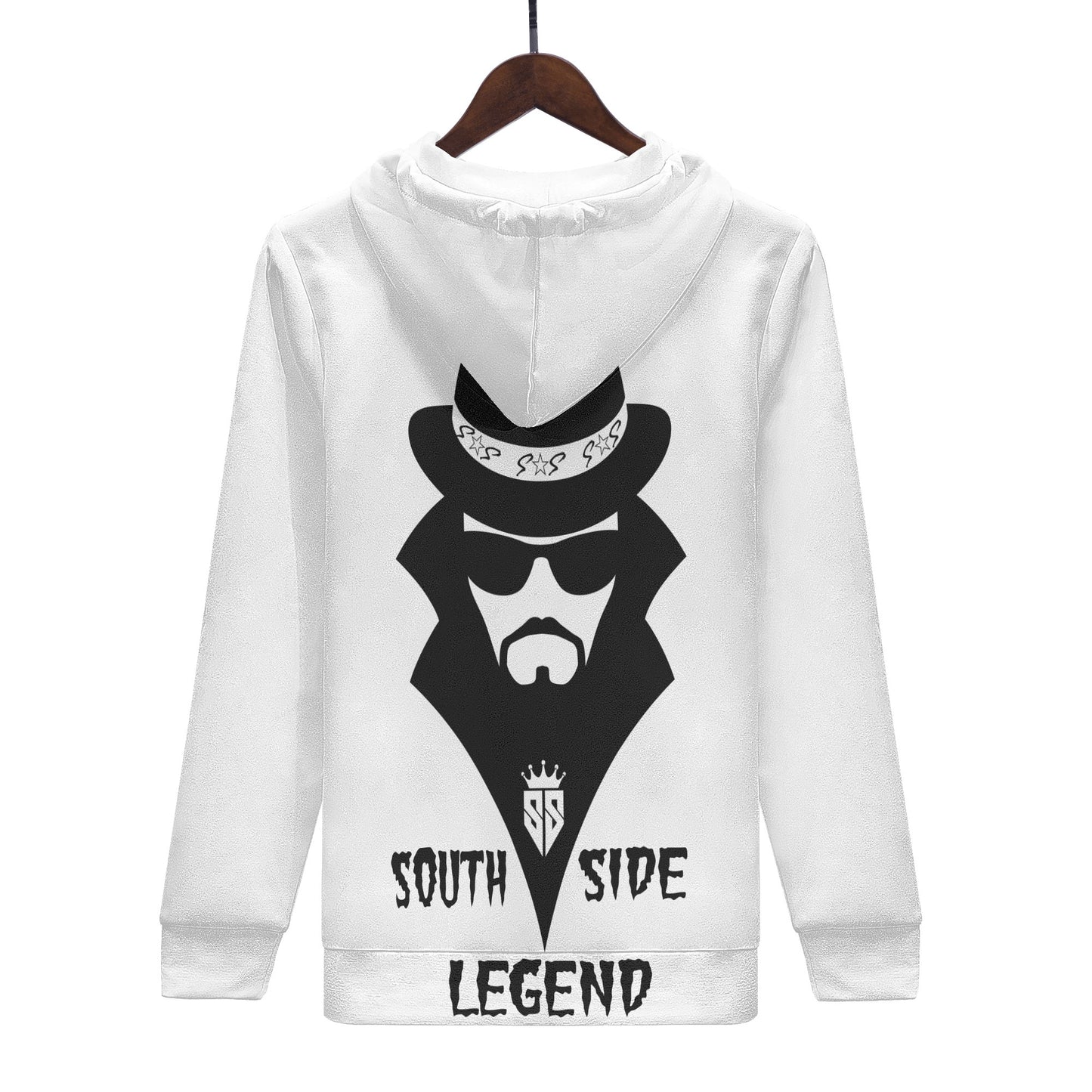 Trap Star Valley Legend 3.0 White Mens Hoodie