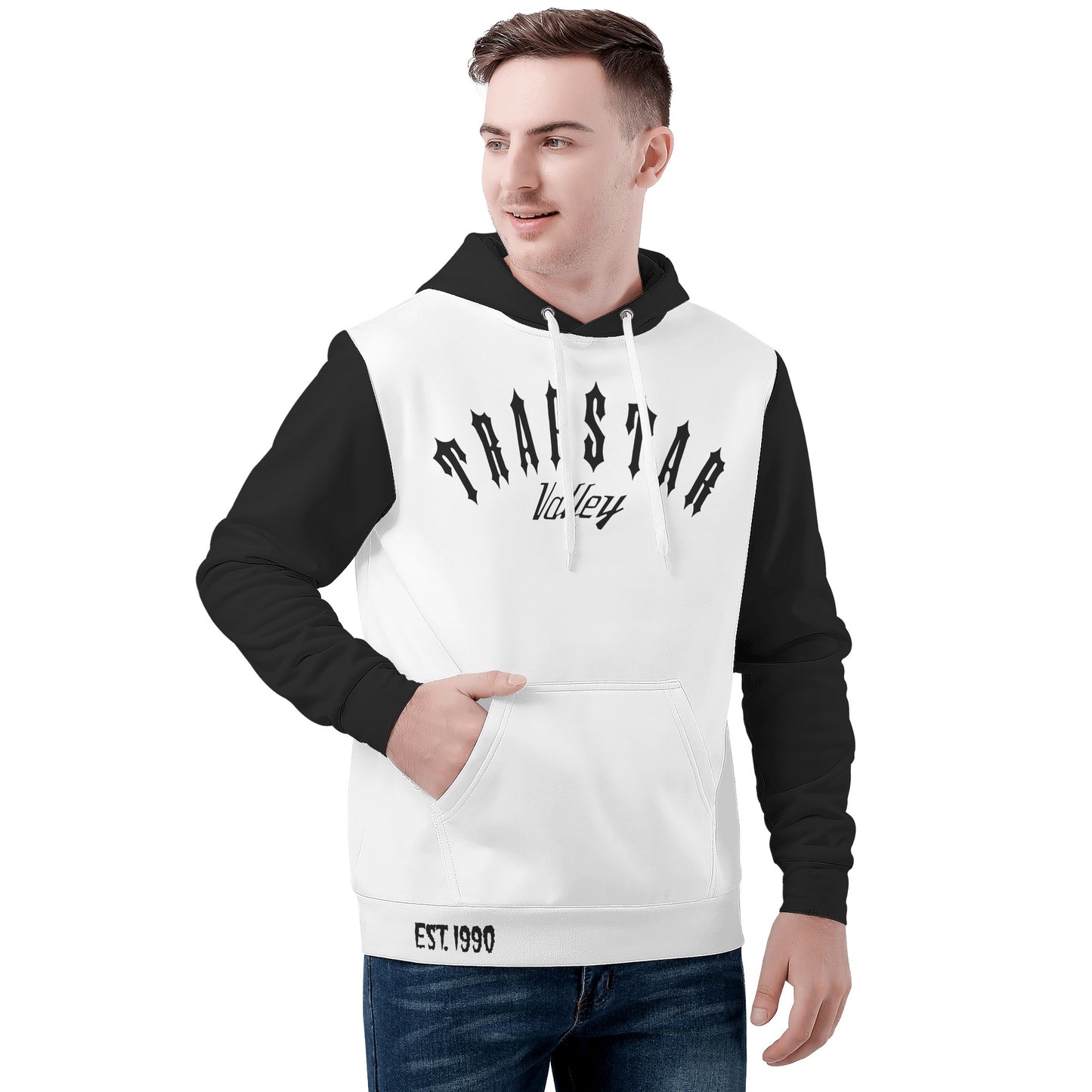 Trap Star Valley Legend 3.0 White Mens Hoodie