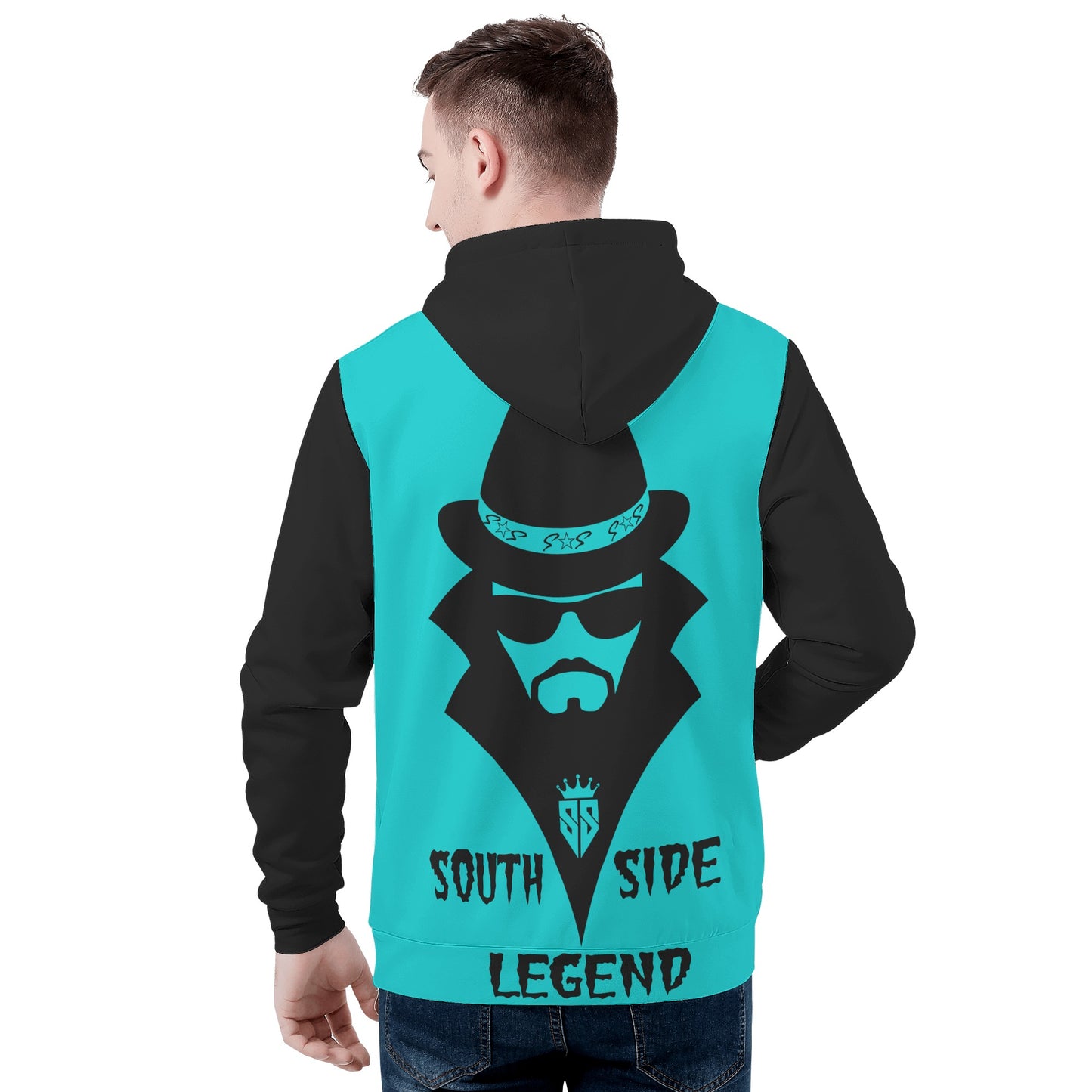 Trap Star Valley Legend 3.0 Turquoise Mens Hoodie